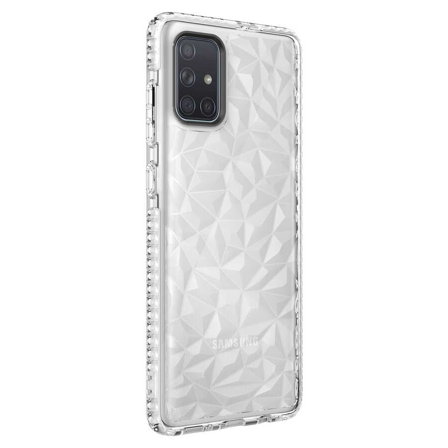 Galaxy A71 Kılıf Zore Buzz Kılıf - Beyaz