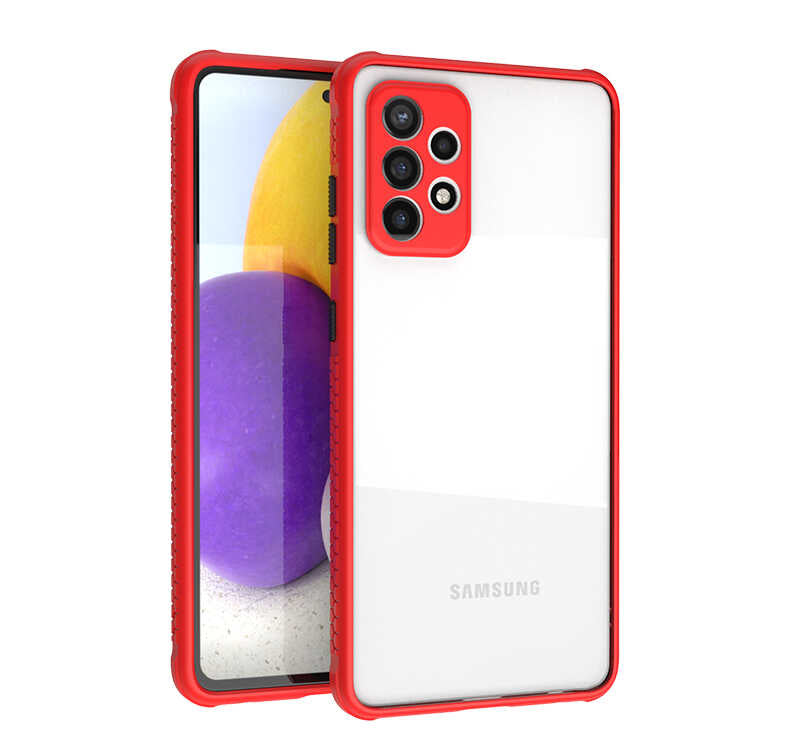Galaxy A72 Kılıf Zore Kaff Kılıf - Kırmızı