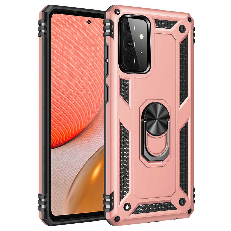 Galaxy A72 Kılıf Zore Vega Kılıf - Rose Gold