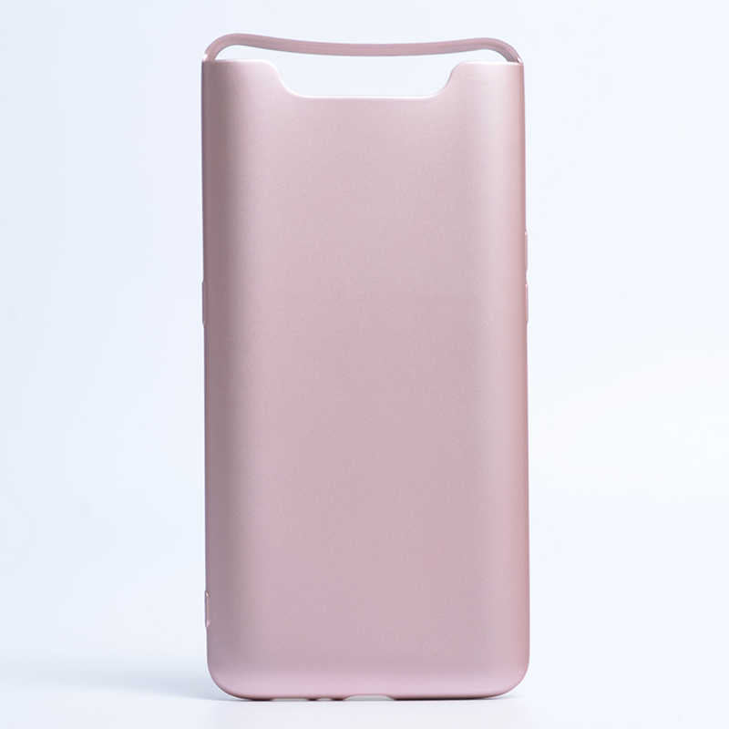 Galaxy A80 Kılıf Zore Premier Silikon Kılıf - Rose Gold