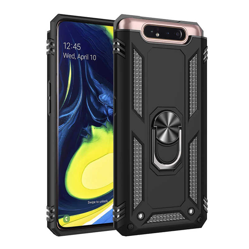 Galaxy A80 Kılıf Zore Vega Kılıf - Siyah