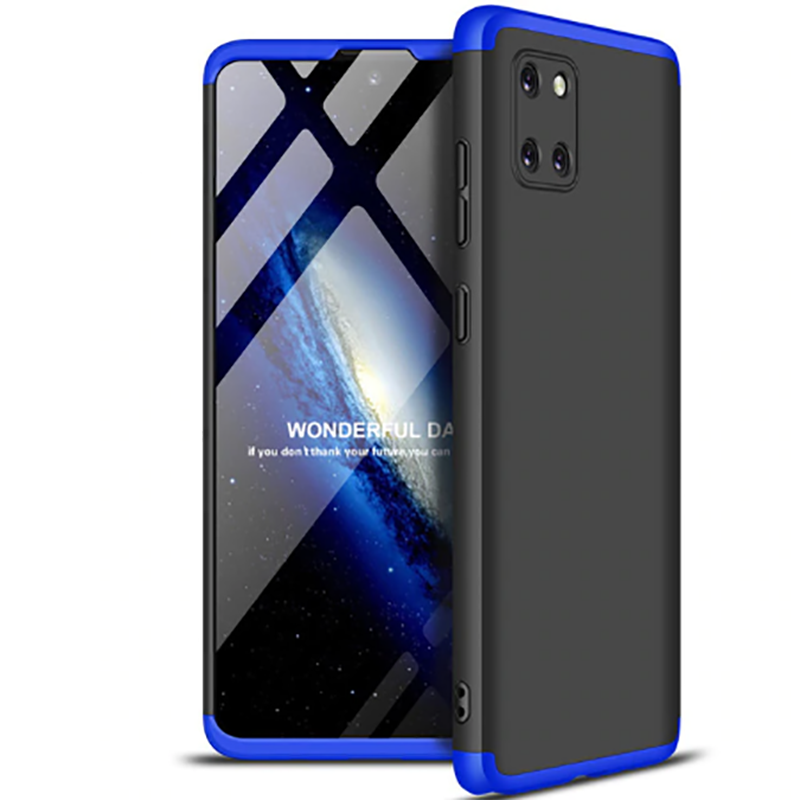 Galaxy A81 (Note 10 Lite) Kılıf Zore Ays Kılıf - Siyah-Mavi