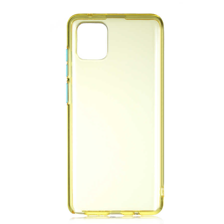 Galaxy A81 (Note 10 Lite) Kılıf Zore Bistro Kılıf - Sarı