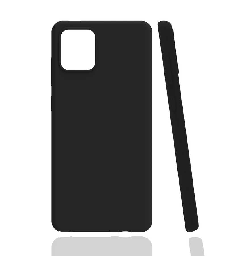 Galaxy A81 (Note 10 Lite) Kılıf Zore Biye Silikon - Siyah