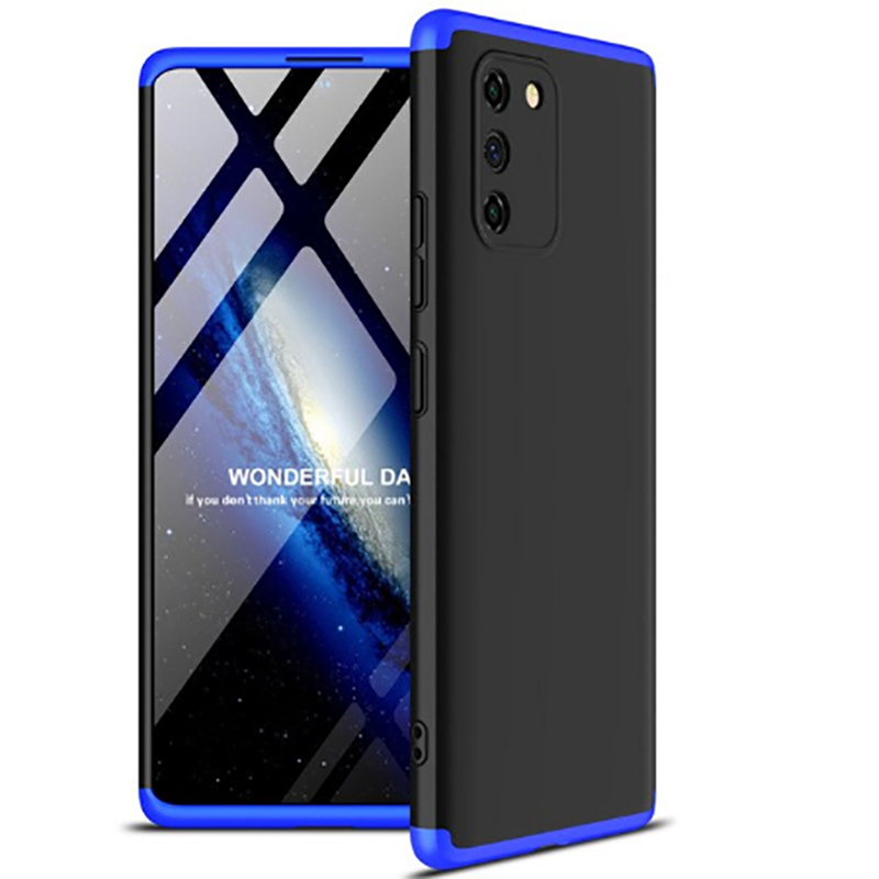 Galaxy A91 (S10 Lite) Kılıf Zore Ays Kılıf - Siyah-Mavi
