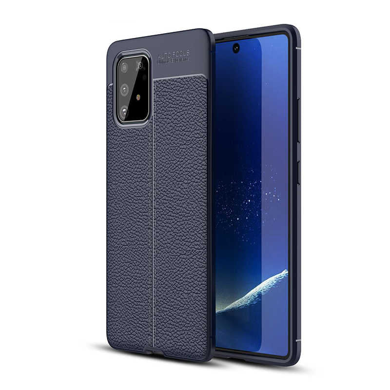 Galaxy A91 (S10 Lite) Kılıf Zore Niss Silikon Kılıf - Lacivert