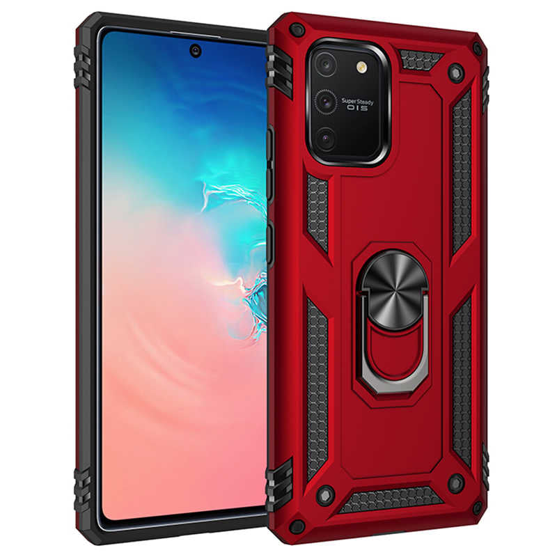 Galaxy A91 (S10 Lite) Kılıf Zore Vega Kılıf - Kırmızı