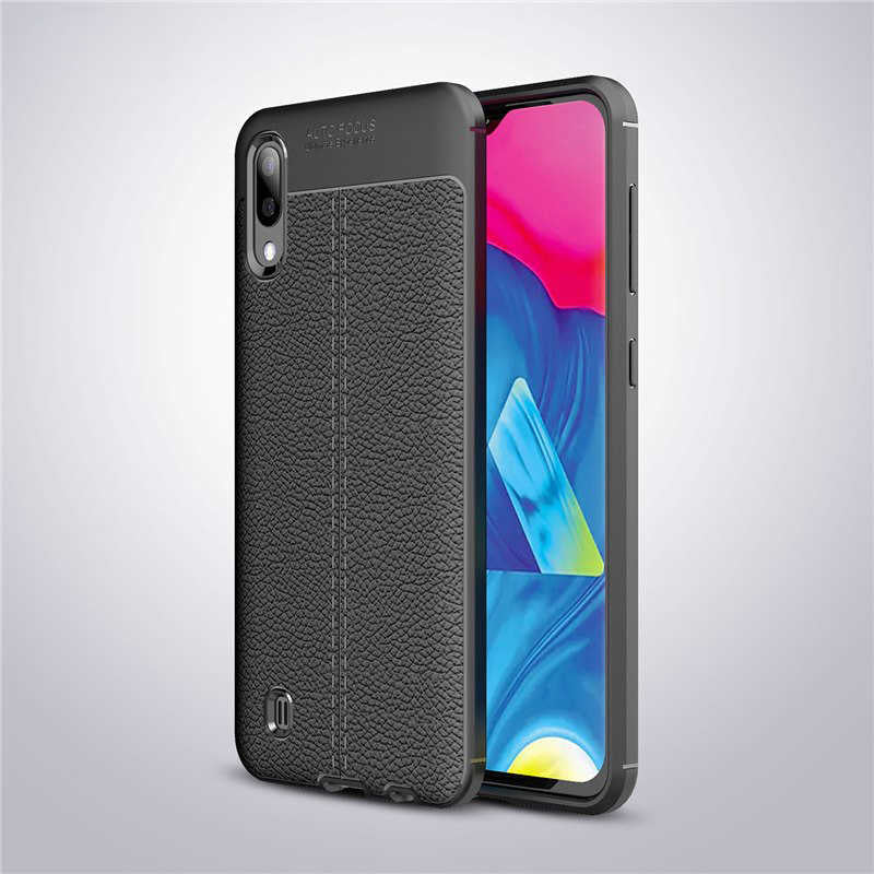 Galaxy M10 Kılıf Zore Niss Silikon Kılıf - Siyah