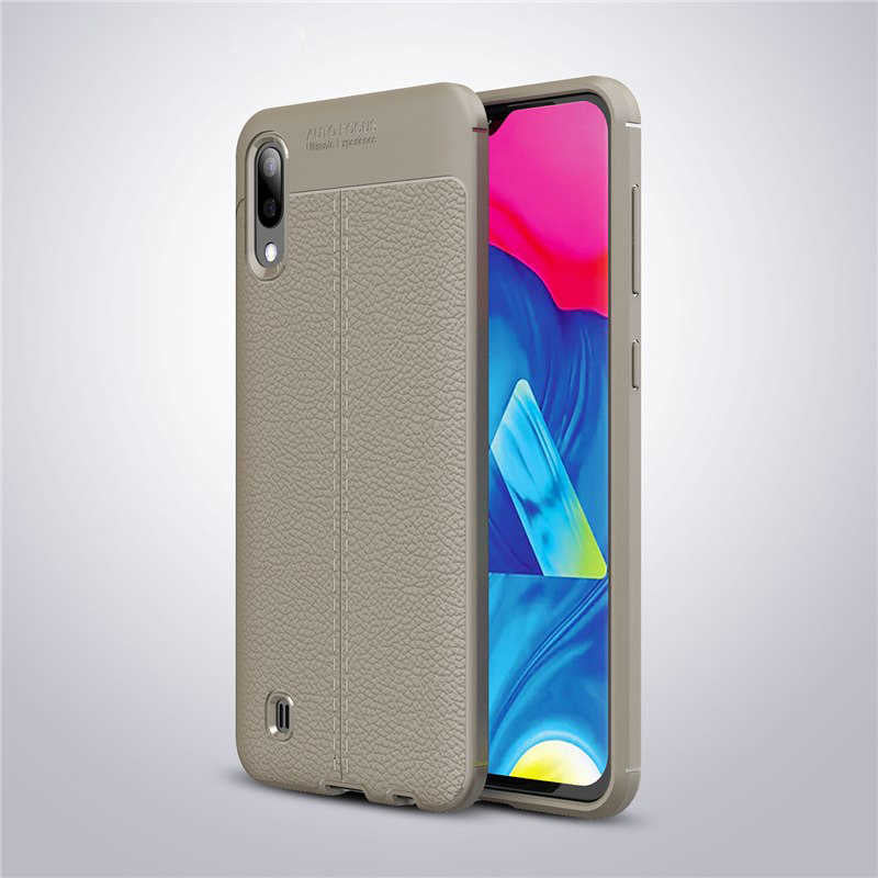 Galaxy M10 Kılıf Zore Niss Silikon Kılıf - Gri