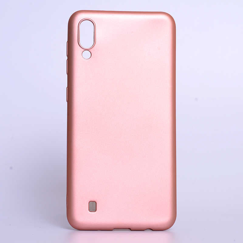Galaxy M10 Kılıf Zore Premier Silikon Kılıf - Rose Gold