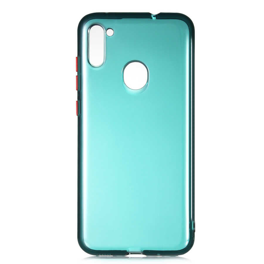 Galaxy M11 Kılıf Zore Bistro Kılıf - Koyu Yeşil