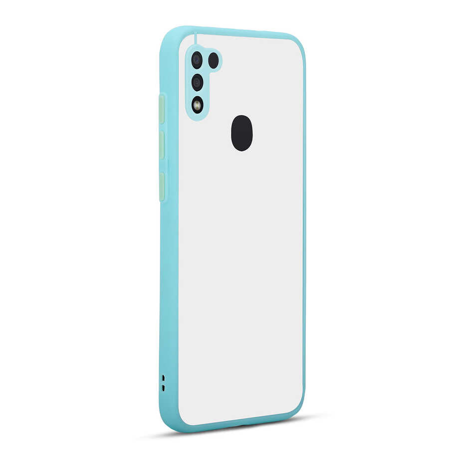 Galaxy M11 Kılıf Zore Hux Kılıf - Turkuaz