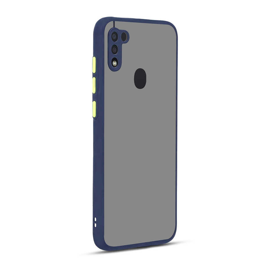 Galaxy M11 Kılıf Zore Hux Kılıf - Lacivert