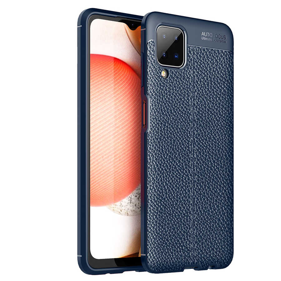 Galaxy M12 Kılıf Zore Niss Silikon Kılıf - Lacivert