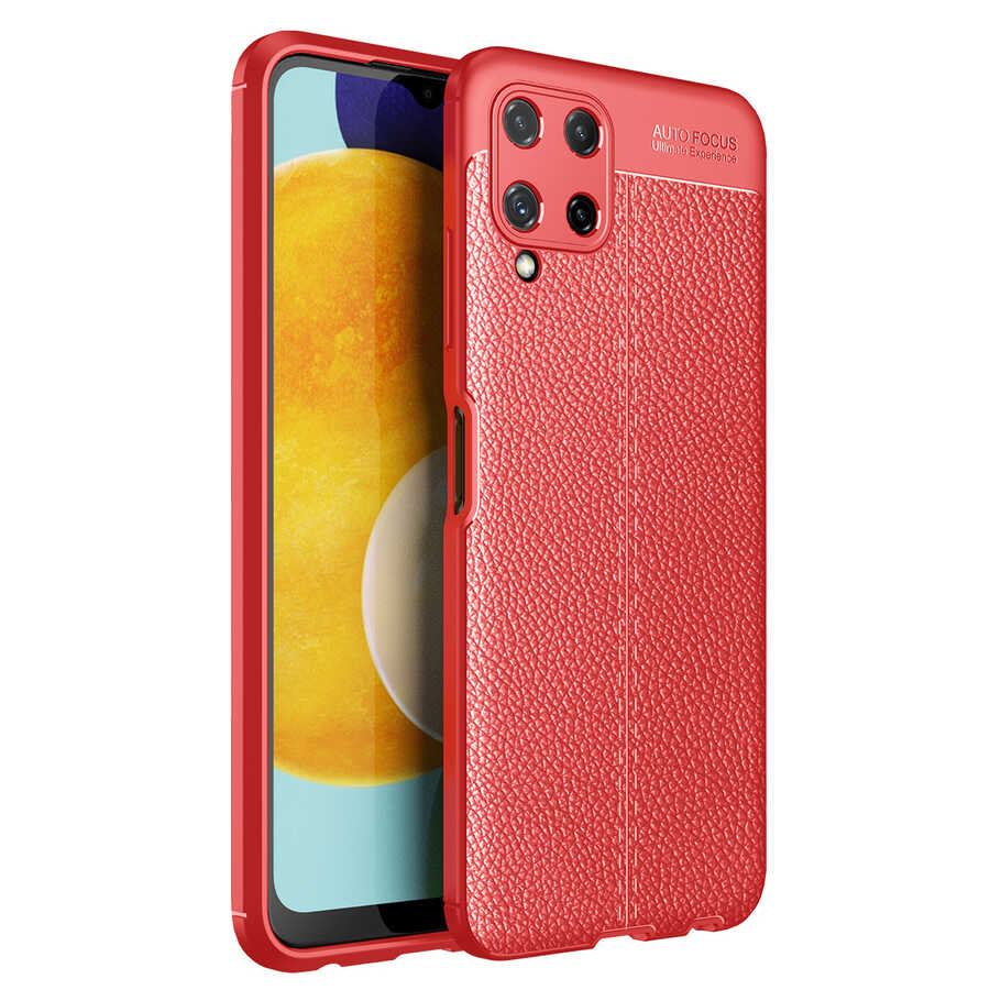 Galaxy M22 Kılıf Zore Niss Silikon Kılıf - Kırmızı