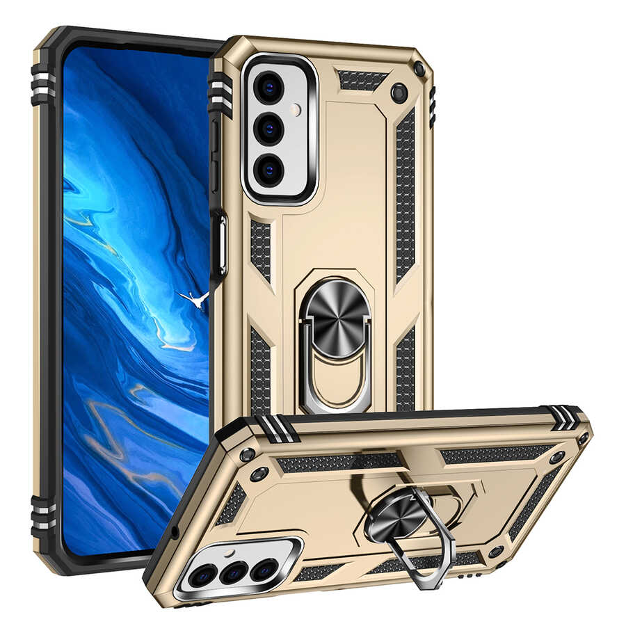 Galaxy M23 Kılıf Zore Vega Kılıf - Gold