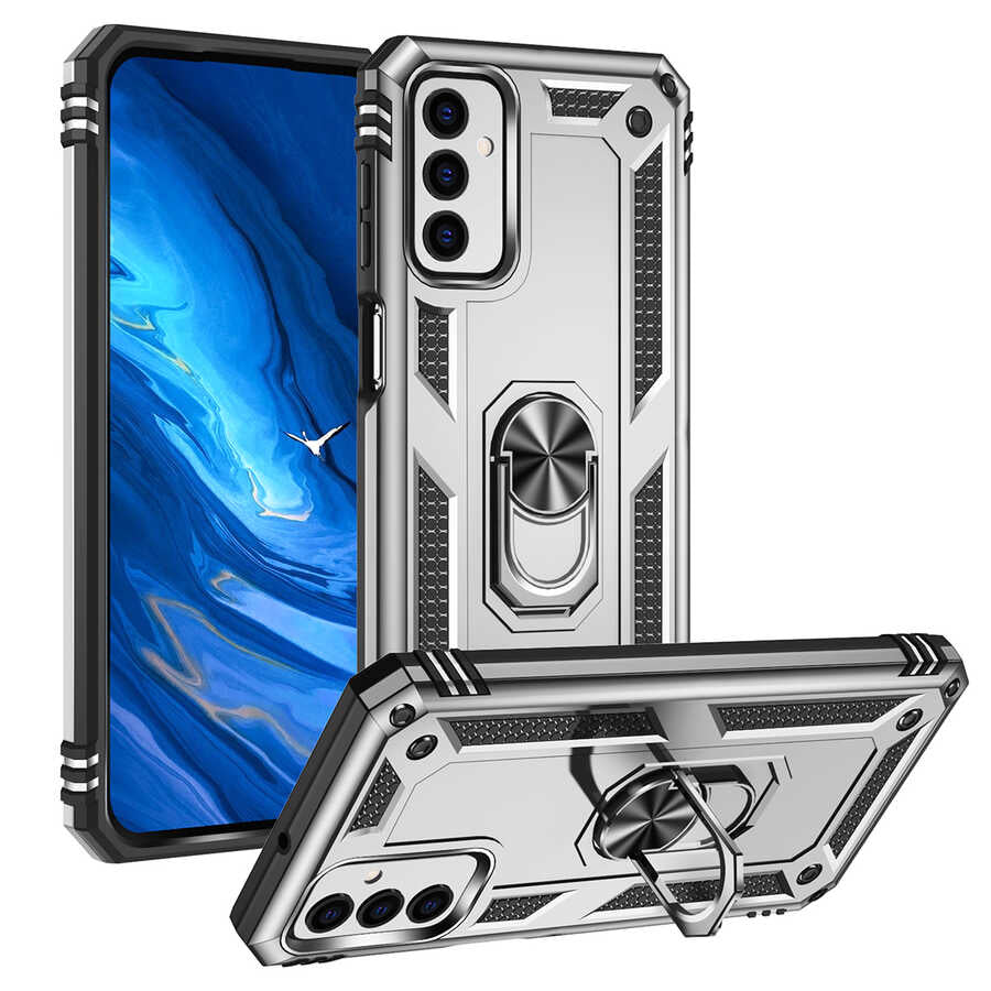 Galaxy M23 Kılıf Zore Vega Kılıf - Gri