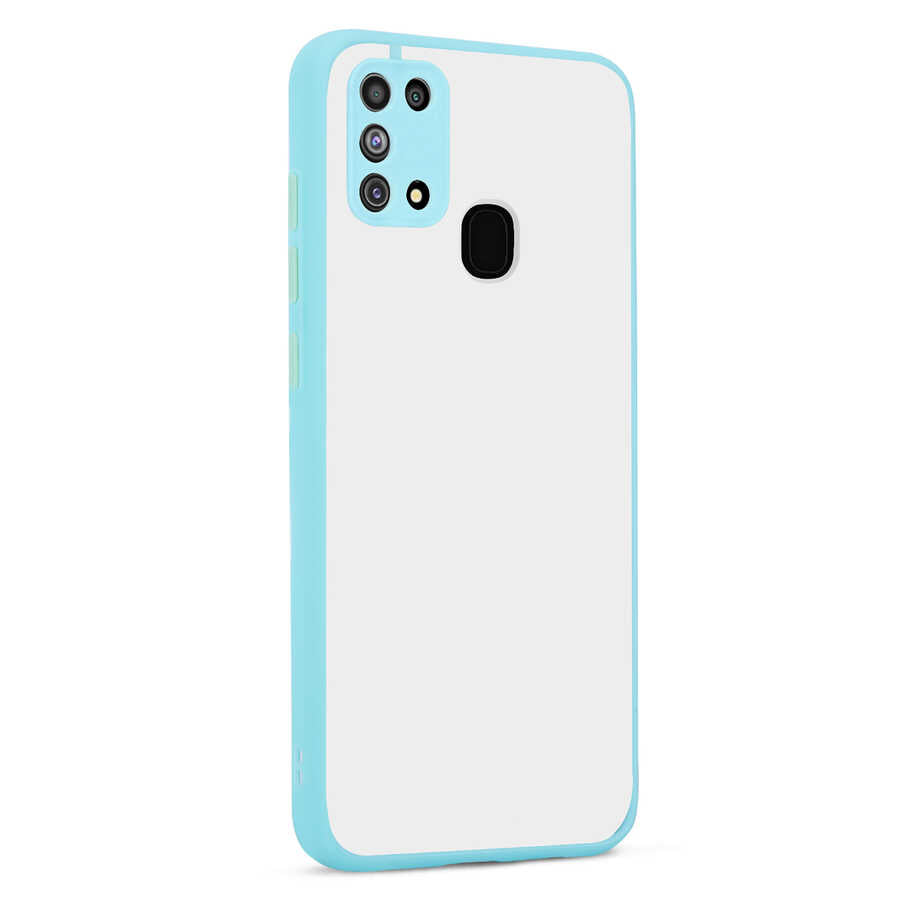 Galaxy M31 Kılıf Zore Hux Kılıf - Turkuaz