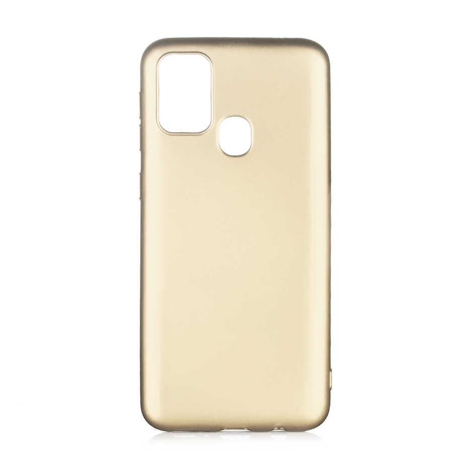 Galaxy M31 Kılıf Zore Premier Silikon Kılıf - Gold