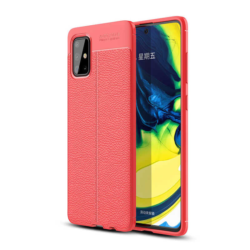 Galaxy M31S Kılıf Zore Niss Silikon Kılıf - Kırmızı