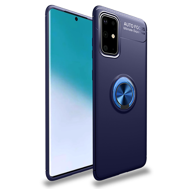 Galaxy M31S Kılıf Zore Ravel Silikon Kılıf - Mavi