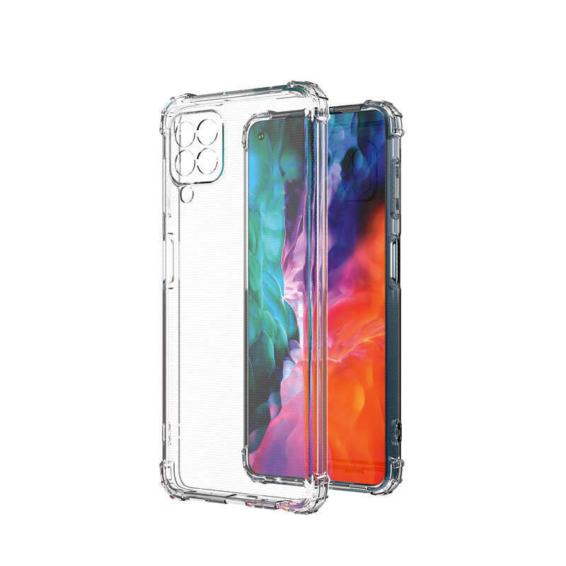 Galaxy M33 Kılıf Zore Kamera Korumalı Nitro Anti Shock Silikon - Renksiz