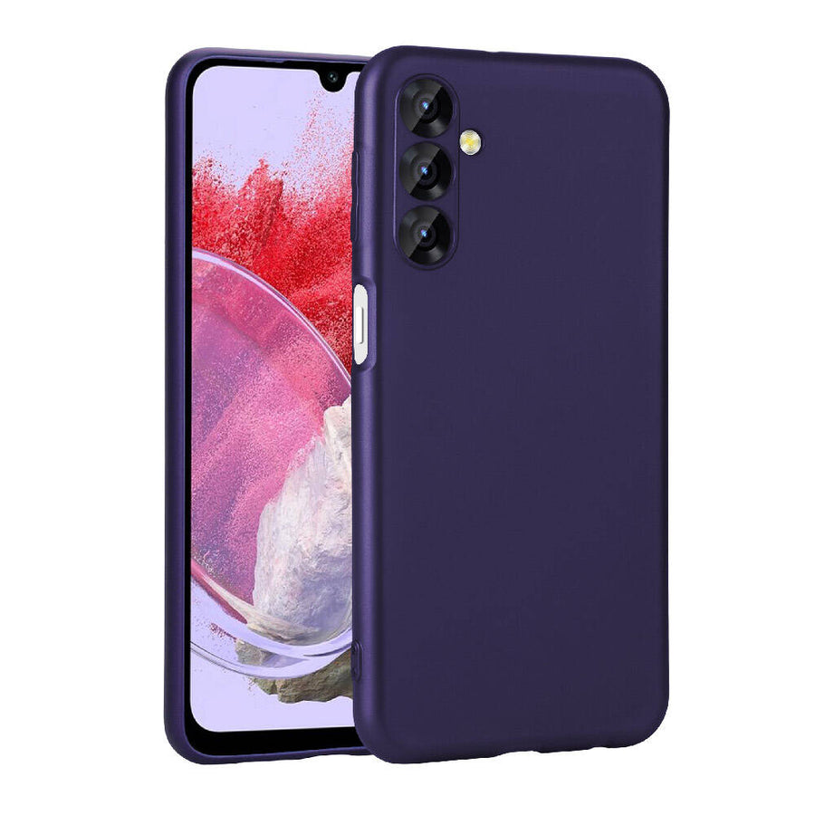 Galaxy M34 5G Kılıf Zore Premier Silikon Kılıf - Lacivert