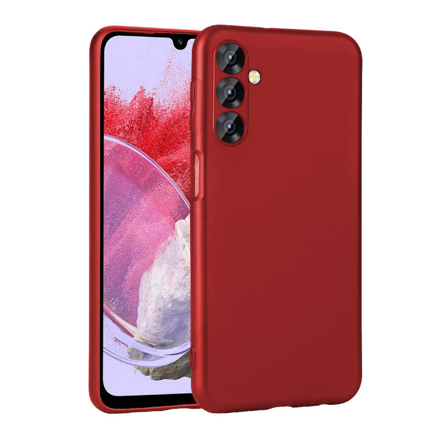 Galaxy M34 5G Kılıf Zore Premier Silikon Kılıf - Kırmızı