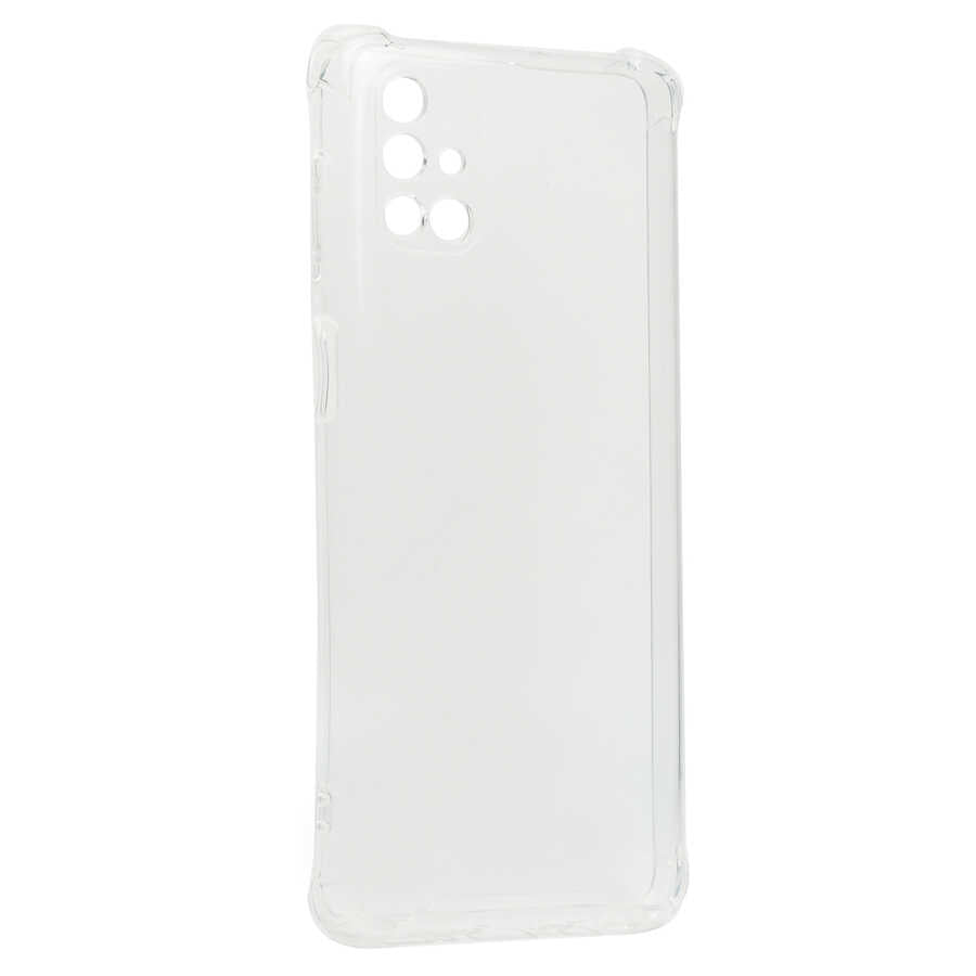 Galaxy M51 Kılıf Zore Kamera Korumalı Nitro Anti Shock Silikon - Renksiz
