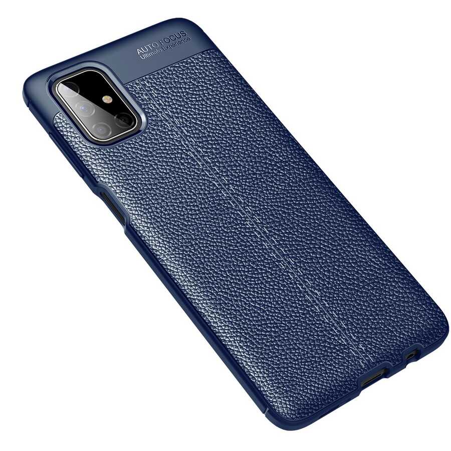 Galaxy M51 Kılıf Zore Niss Silikon Kılıf - Lacivert
