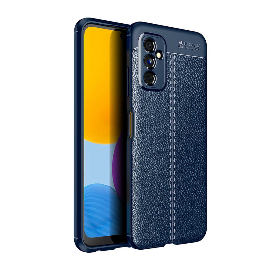 Galaxy M52 Kılıf Zore Niss Silikon Kılıf - Lacivert