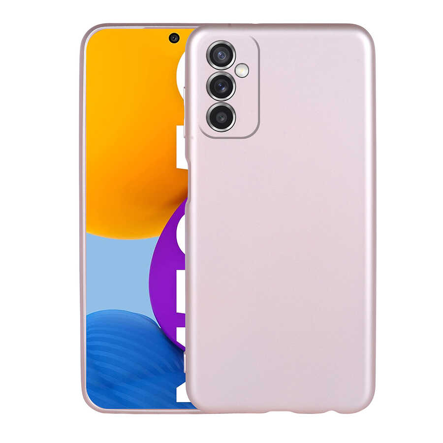 Galaxy M52 Kılıf Zore Premier Silikon Kılıf - Rose Gold