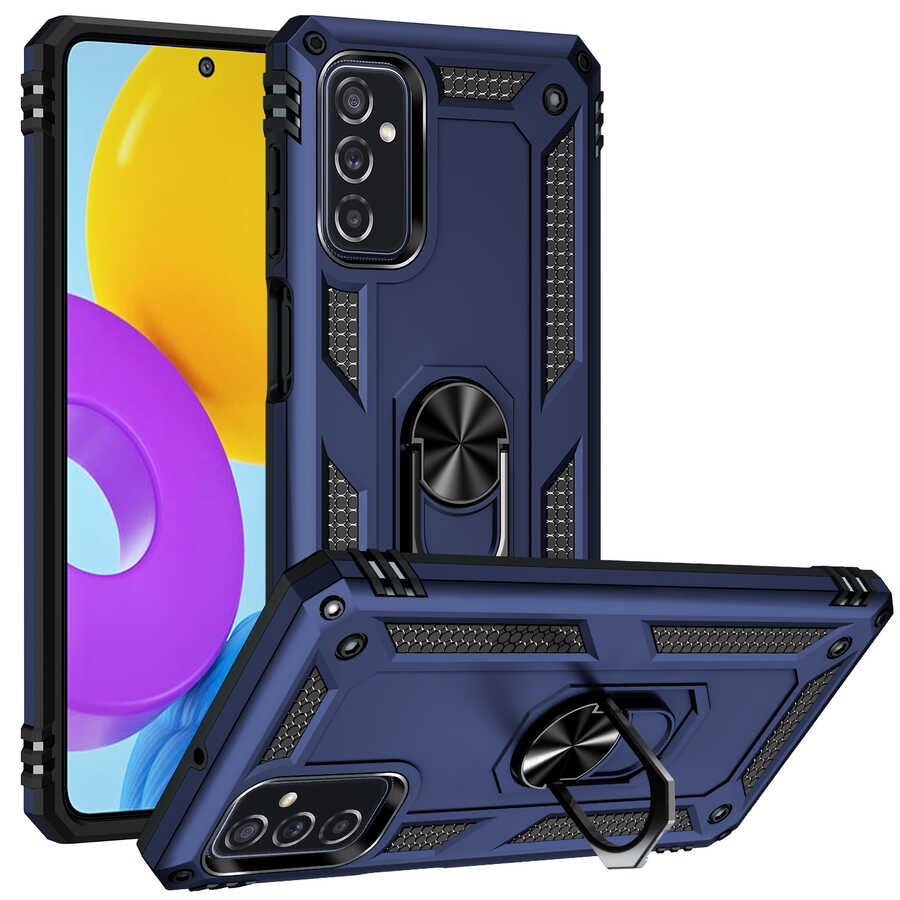 Galaxy M52 Kılıf Zore Vega Kılıf - Mavi