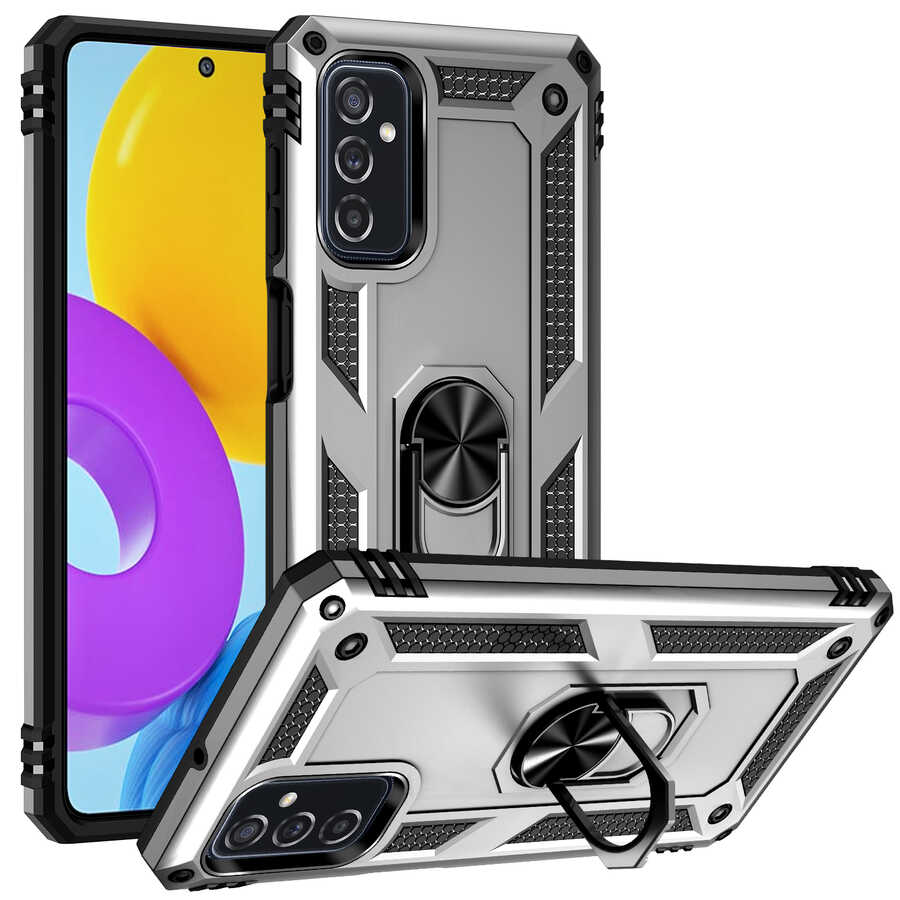Galaxy M52 Kılıf Zore Vega Kılıf - Gri