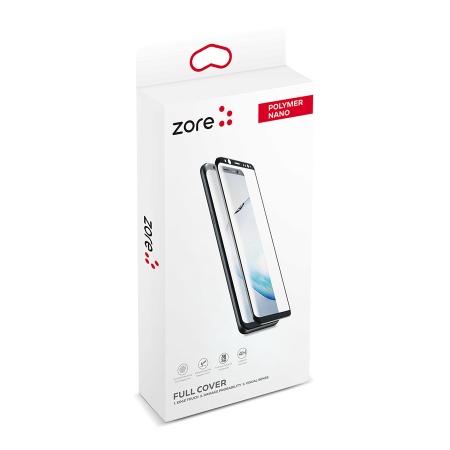 Galaxy Note 10 Plus Zore Polymer Nano Ekran Koruyucu - Siyah