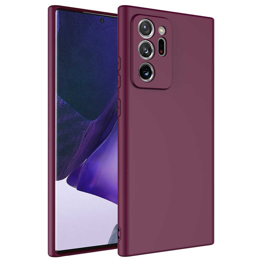 Galaxy Note 20 Ultra Kılıf Zore Mara Lansman Kılıf - Koyu Mor