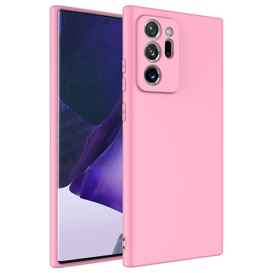 Galaxy Note 20 Ultra Kılıf Zore Mara Lansman Kılıf - Pembe Açık