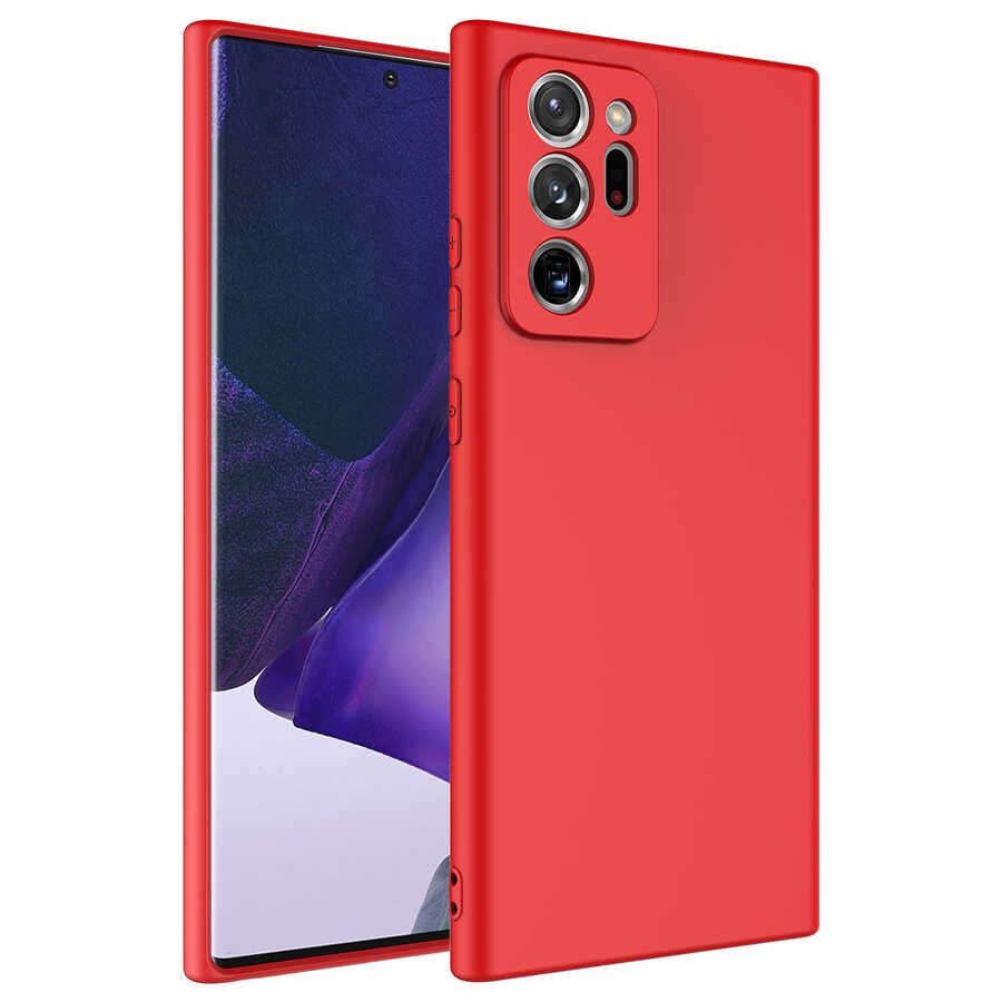 Galaxy Note 20 Ultra Kılıf Zore Mara Lansman Kılıf - Kırmızı