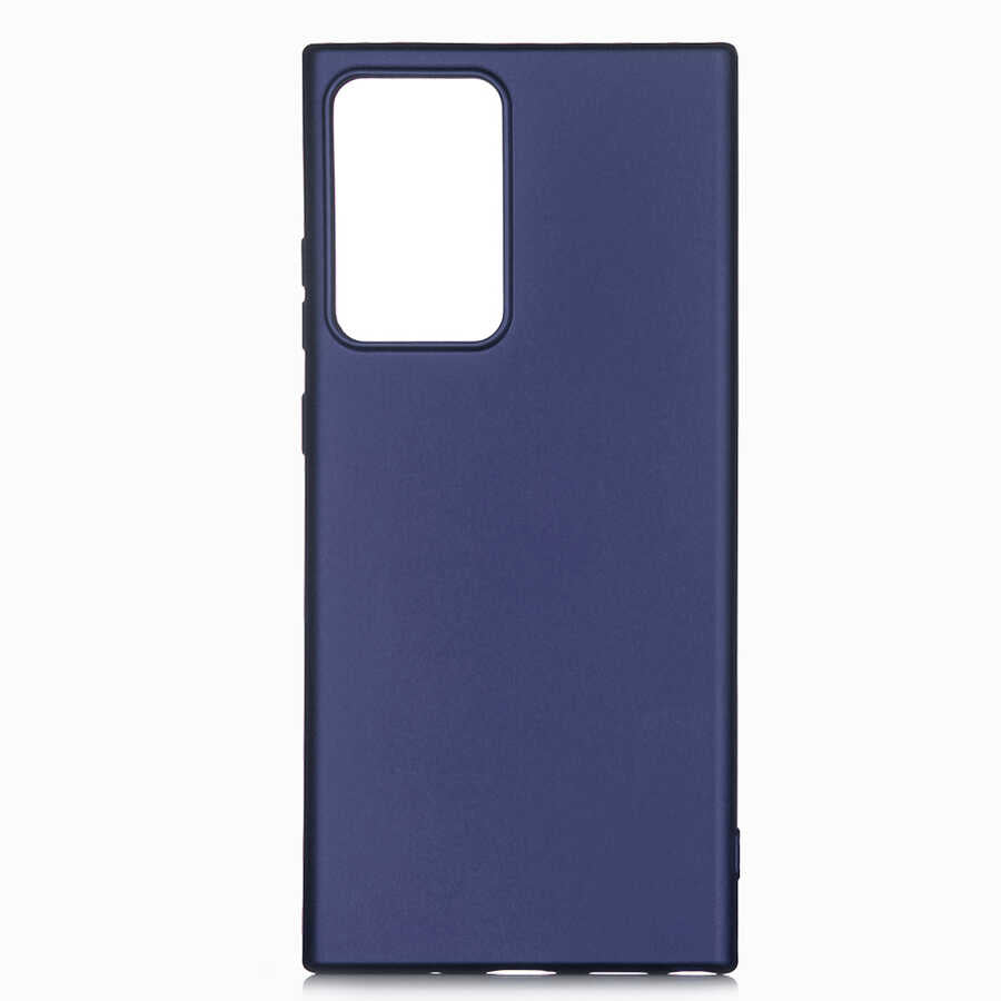 Galaxy Note 20 Ultra Kılıf Zore Premier Silikon Kılıf - Lacivert