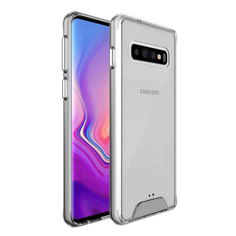 Galaxy S10 Kılıf Zore Gard Silikon - Renksiz