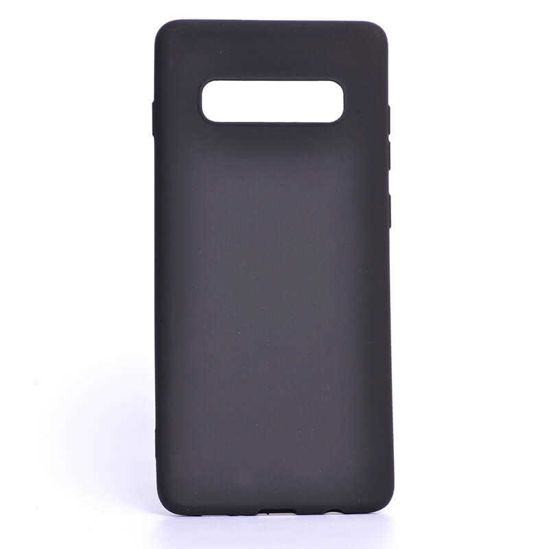 Galaxy S10 Kılıf Zore Premier Silikon Kılıf - Siyah