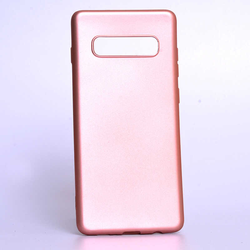 Galaxy S10 Kılıf Zore Premier Silikon Kılıf - Rose Gold