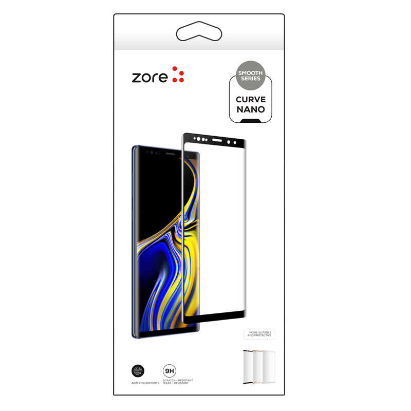 Galaxy S10 Zore 3D Short Curve Nano Ekran Koruyucu - Siyah