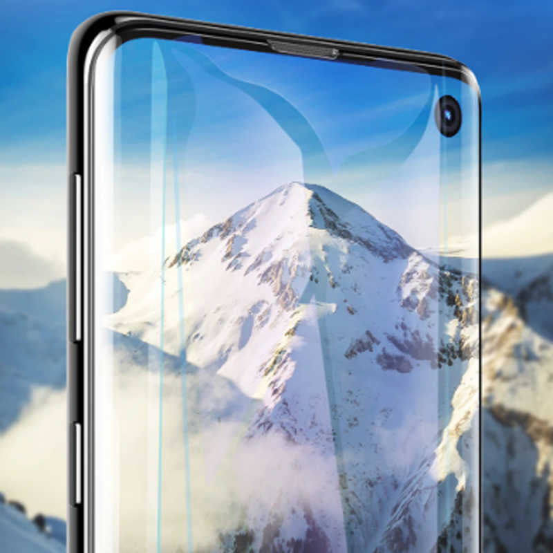 Galaxy S10 Zore Süper Pet Ekran Koruyucu Jelatin - Siyah