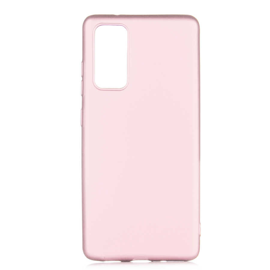 Galaxy S20 FE Kılıf Zore Premier Silikon Kılıf - Rose Gold
