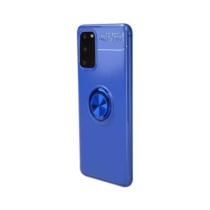 Galaxy S20 Kılıf Zore Ravel Silikon Kılıf - Mavi