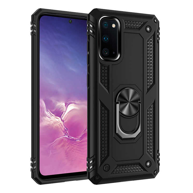 Galaxy S20 Kılıf Zore Vega Kılıf - Siyah
