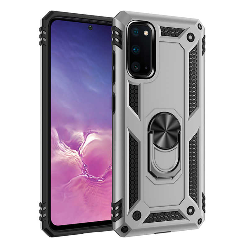 Galaxy S20 Kılıf Zore Vega Kılıf - Gri