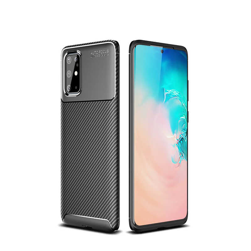 Galaxy S20 Plus Kılıf Zore Negro Silikon Kılıf - Siyah