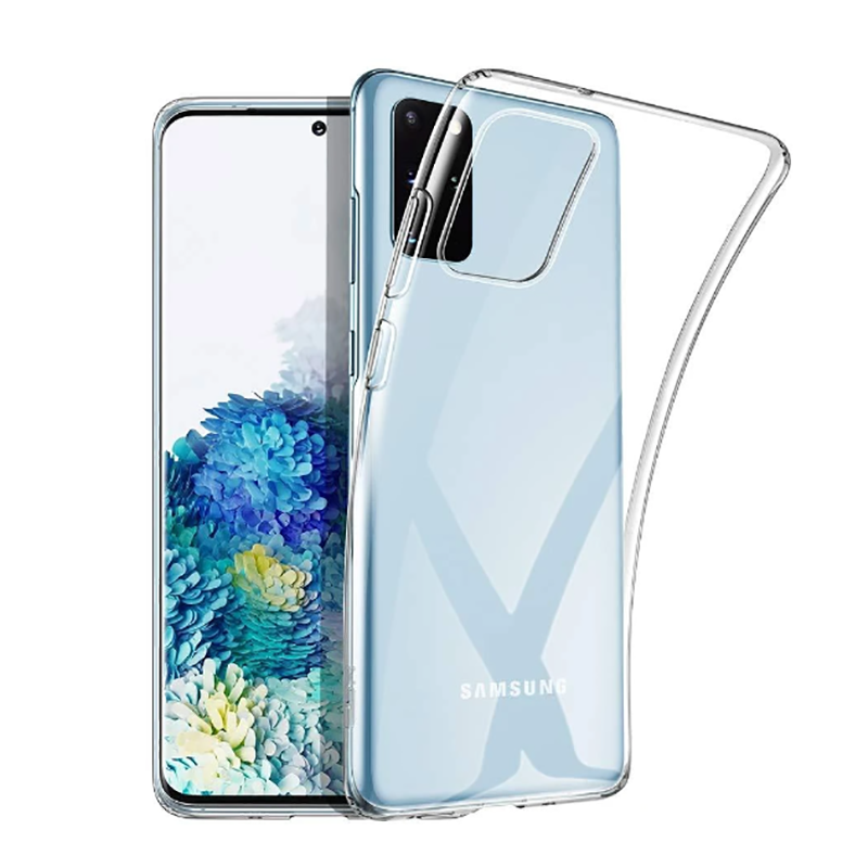 Galaxy S20 Plus Kılıf Zore Süper Silikon Kılıf - Renksiz